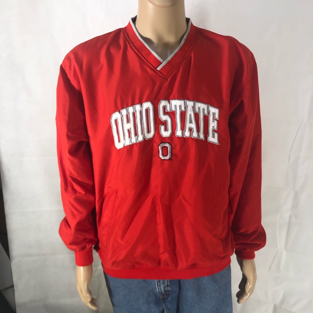 Ohio State OSU Buckeyes Menโs Embroidered Pullover